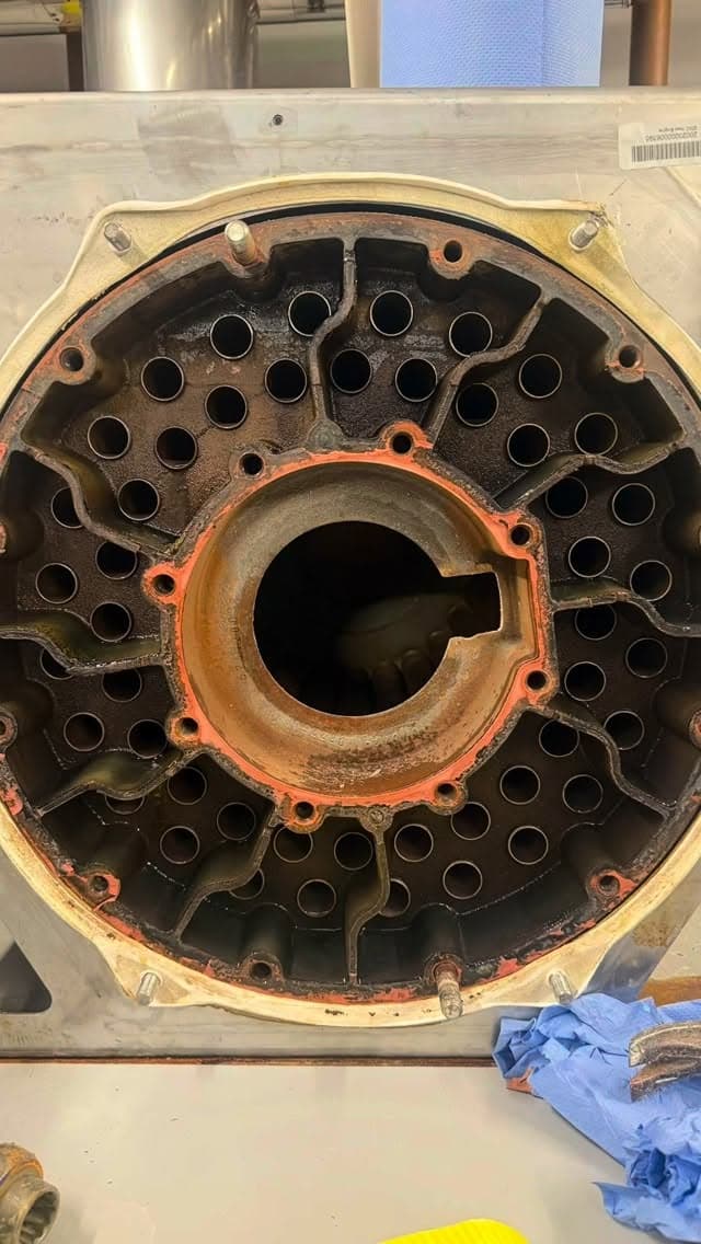 Heat exchanger replacement on a Hamworthy ModuMax 250kW commercial boiler